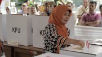 Ilustrasi simulasi Pemilu 2019 di Taman Suropati, Jakarta Pusat (Suara.com/Adit Rianto)