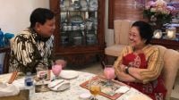 Prabowo Subianto dan Megawati bertemu. (istimewa)