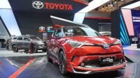 Toyota C-HR hybrid dalam GIIAS 2019 [Suara.com/Manuel Jeghesta Nainggolan].