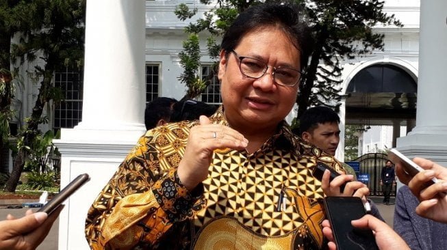 Ketua Umum Partai Golkar, Airlangga Hartarto (Suara.com/Dwi Bowo Raharjo)