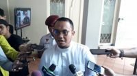 Koordinator Jubir BPN Prabowo-Sandiaga, Dahnil Anzar Simanjuntak. (Suara.com/Ria Rizki)