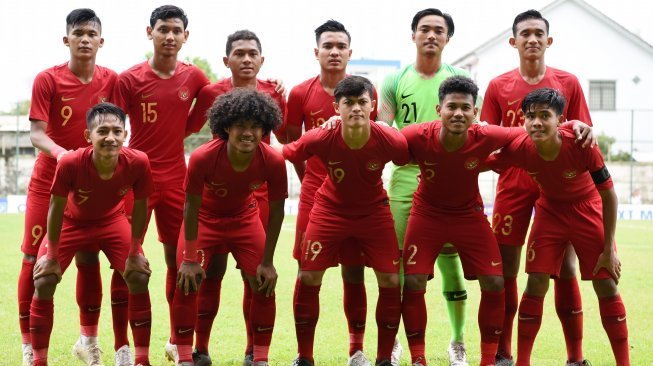 Starting XI Timnas Indonesia U-19. (Ist)