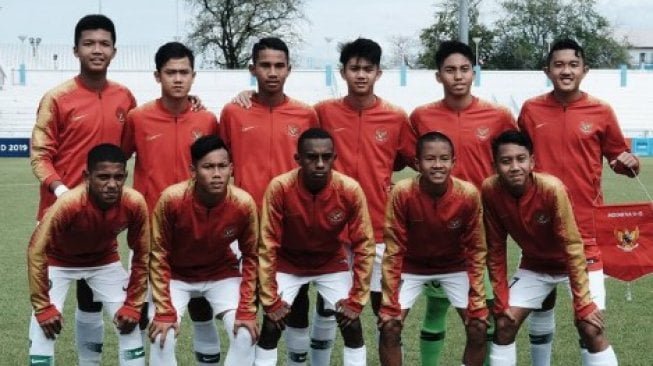 Starting XI Timnas Indonesia U-16. [Laman resmi PSSI]
