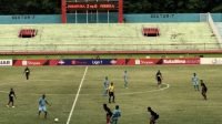 Pertandingan antara Persipura melawan Persela yang berakhir dengan skor 2-0 di Stadion Gelora Delta Sidoarjo, Jawa Timur, Minggu (15/09/2019). (Antara / Fiqih Arfani)