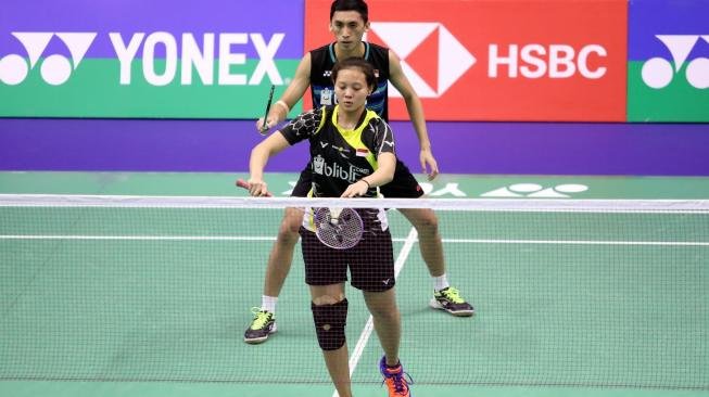 Pasangan ganda campuran Ronald Alexander/Annisa Saufika menjadi salah satu wakil Indonesia yang akan bertanding di babak pertama Chinese Taipei Open 2019 hari ini, Selasa (3/9). [Humas PBSI]