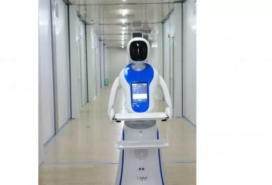Robot perawat yang dioperasikan di RS Pertamina Jaya Cempaka Putih Jakarta Pusat. (Ist)