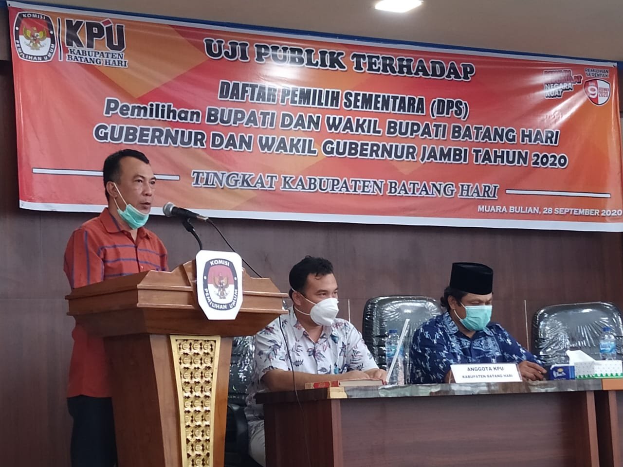 Ketua KPU Batanghari, Abdul kadir. Foto: Rizki/Jambiseru.com