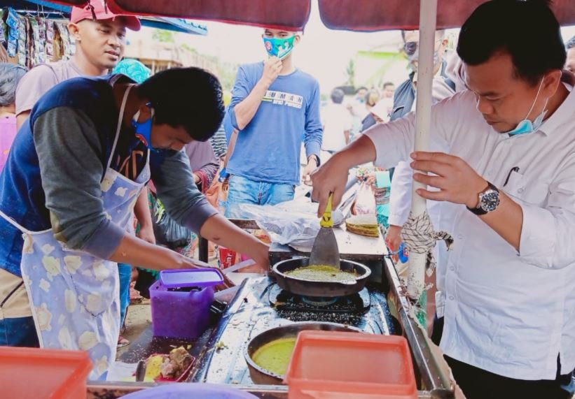 Al Haris Cagub Jambi yang dulunya pedagang martabak di Pasar Bangko Merangin