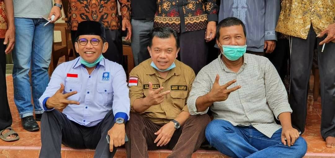 Romi Hariyanto, Ketua DPD PAN Tanjab Timur bersama calon gubernur Jambi, Al Haris. Foto: Jambiseru.com