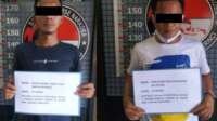 Dua warga Sungai Aro Kerinci yang ditangkap polisi