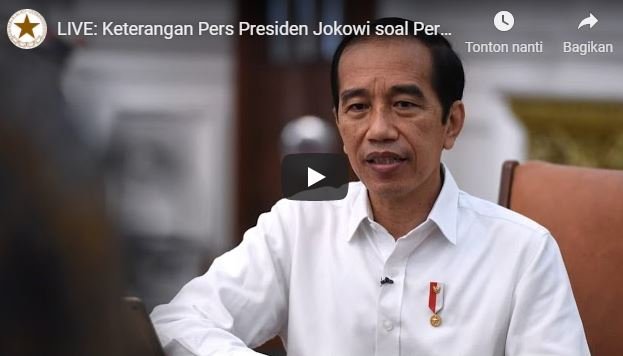 Video Presiden RI Jokowi