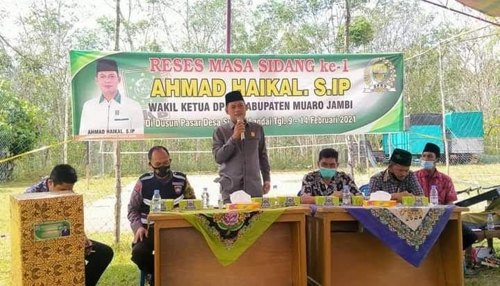 Waka DPRD Muaro Jambi Ahmad Haikal