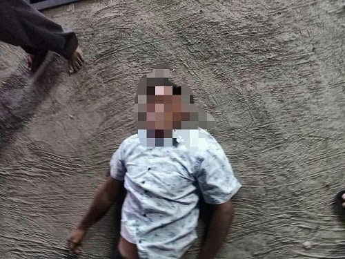 Seorang Pria Terkapar di Mensawang Bangko