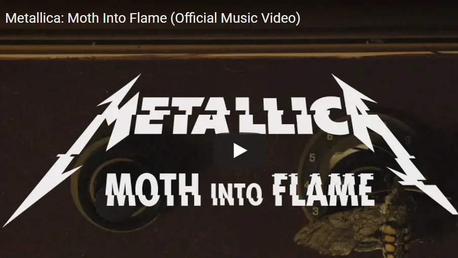 Lirik Lagu Moth Into Flame - Metallica Lirik Lagu Moth Into Flame - Metallica