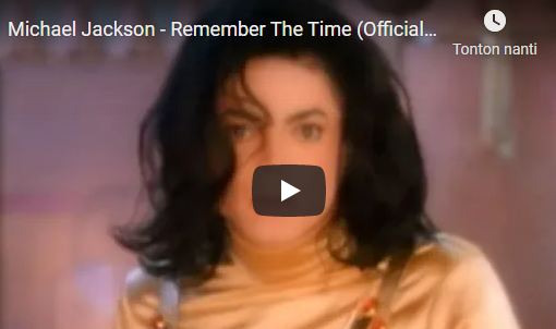Lirik Lagu "Remember the Time" - Michael Jackson