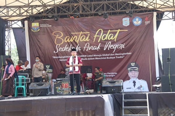 Gubernur Al Haris Tradisi Bantai Adat Jadi Event Tahunan Jambi