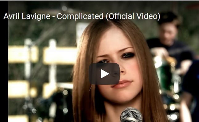 Lirik Lagu Complicated - Avril Lavigne