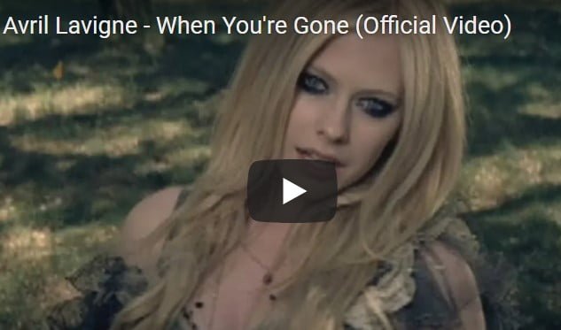 Lirik Lagu When You're Gone - Avril Lavigne