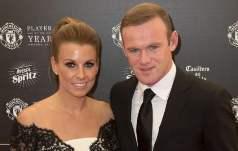 Wayne Rooney dan istrinya Coleen.