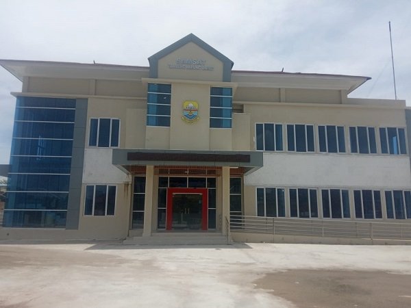Baru Dibangun 2021 Kantor UPTB PDD Tanjabbar Dana APBD Provinsi Jambi Retak-retak