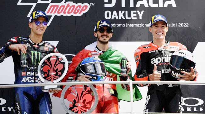 Francesco Bagnaia Podium 1 MotoGP Italia