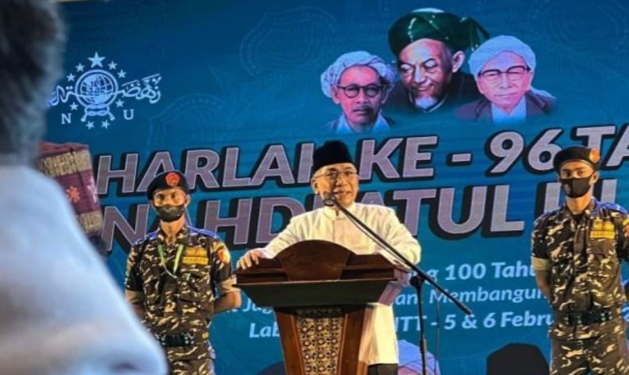 Ketua Umum Pengurus Besar Nahdlatul Ulama (PBNU) KH Yahya Cholil Staquf