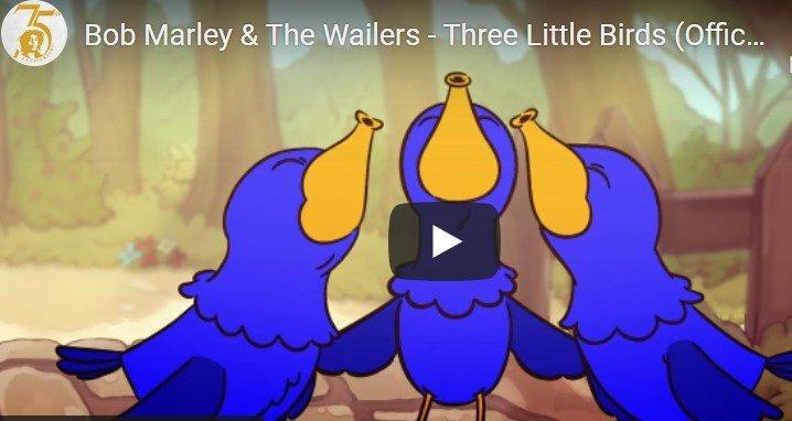 Lirik Lagu Three Little Birds - Bob Marley & The Wailers
