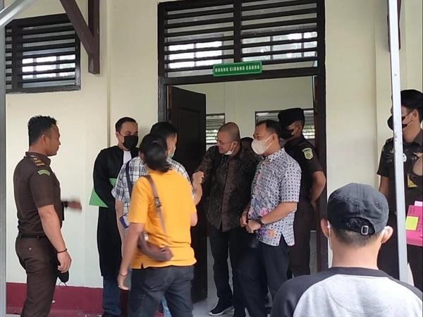 Pasca sidang vonis Mantan Kabid Bina Marga PUPR Sarolangun Hadi Sarosa.