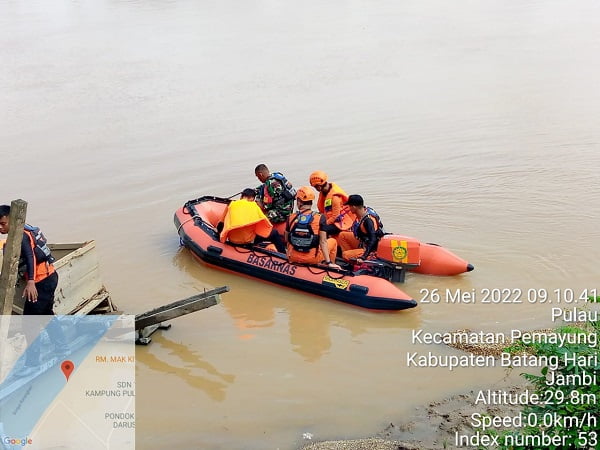 tenggelam di sungai batanghari