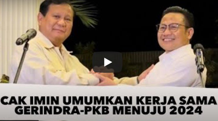 Ketua Umum PKB, Muhaimin Iskandar alias Cak Imin bertandang ke kediaman Ketua Umum Gerindra, Prabowo Subianto