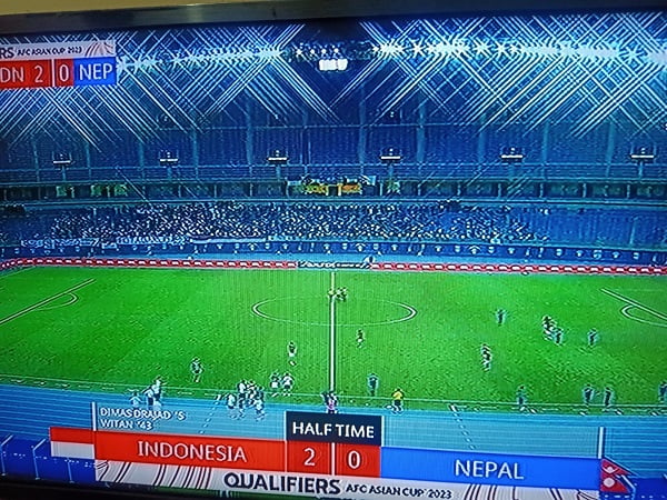 Hasil baba pertama laga Timnas Indonesia vs Nepal.