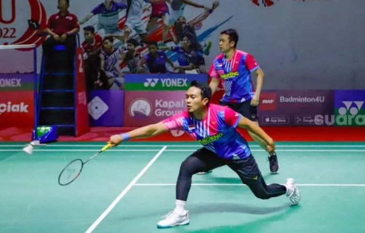 Pebulu tangkis ganda putra Indonesia Mohammad Ahsan dan Hendra Setiawan Pebulu tangkis ganda putra Indonesia Mohammad Ahsan dan Hendra Setiawan