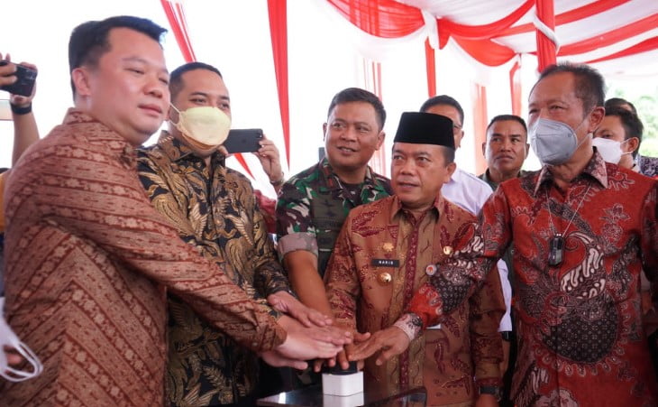 Al Haris pada Ground Breaking Jalan Khusus Angkutan Batubara