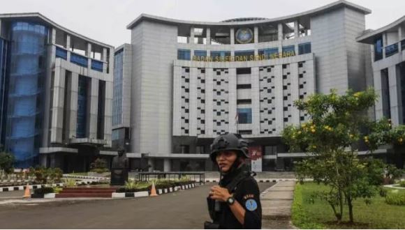 Kantor BSSN di Depok, Jawa Barat. Kantor BSSN di Depok, Jawa Barat.