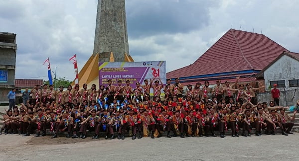Hari Pramuka Ke 61 GP Kwarcab Tanjabbar Gelar Berbagai Perlombaan