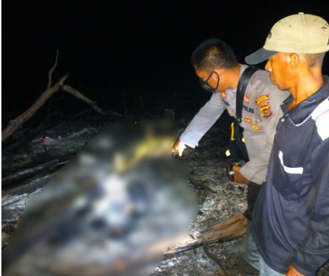 Mayat Terpanggang Ditemukan di Rantau Gedang Batanghari
