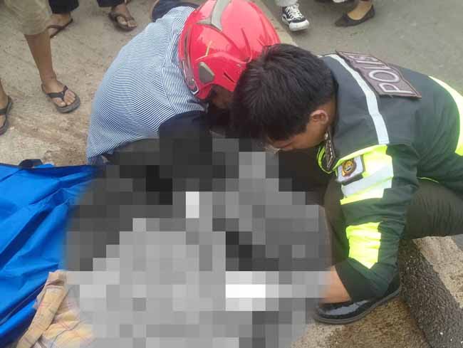 laka maut Motor BH 5657 OH Jatuh