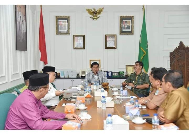 Bupati Fadhil Sambut Kunjungan Wabup Merangin
