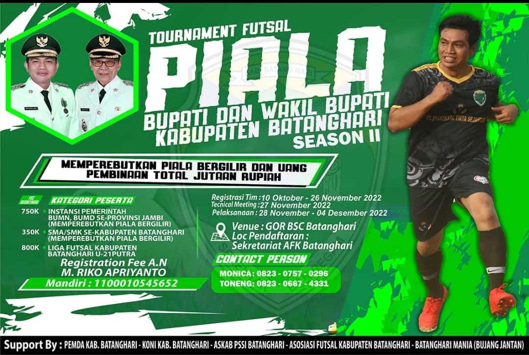 Piala Bupati dan Wakil Bupati Batanghari Season II