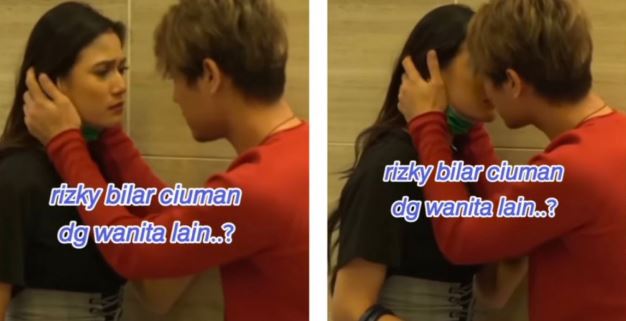 Rizky ciuman