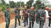 Bupati fadhil Dampingi Pangdam II/Sriwijaya