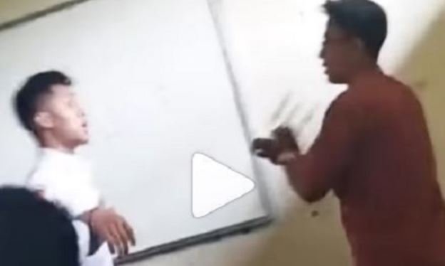 Video Viral Siswa Tantang Gurunya