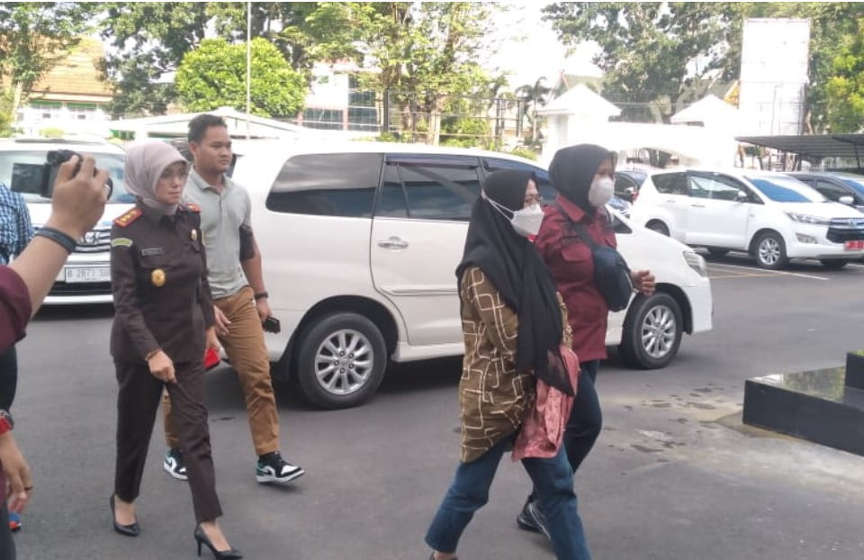 Mantan Kades Cilodang Bungo yang berhasil diamankan.