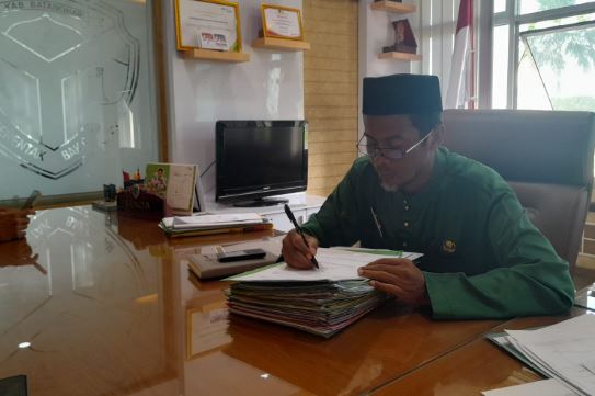 Sekda batanghari jambi m azan soal lingkungan hidup. Foto : Bulianid / Jambiseru.com