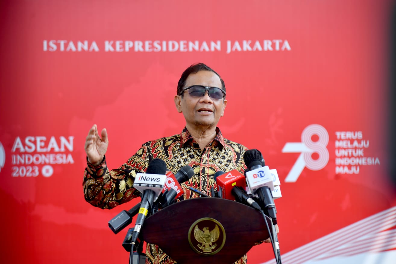 Menteri Koordinator Bidang Politik, Hukum, dan Keamanan (Menko Polhukam), Mahfud Md