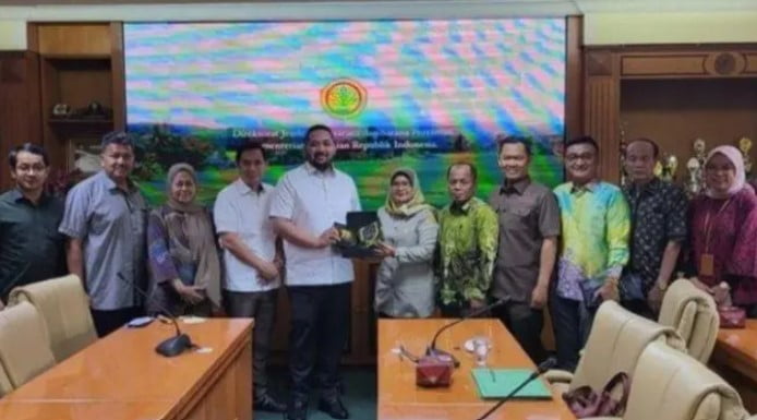 anggota Komisi II DPRD Provinsi Jambi melakukan konsultasi ke Direktorat Jenderal Sarana dan Prasarana Kementerian Pertanian, Jakarta