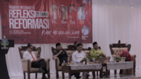 Ketua DPRD Provinsi Jambi Edi Purwanto hadir sebagai narasumber pada diskusi interaktif Refleksi 25 Tahun Reformasi yang dilaksanakan di Kampus Institut Agama Islam Muhammad Azim Jambi