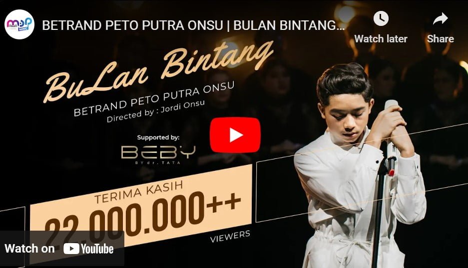 lagu bulan bintang betrand peto. lagu bulan bintang betrand peto.