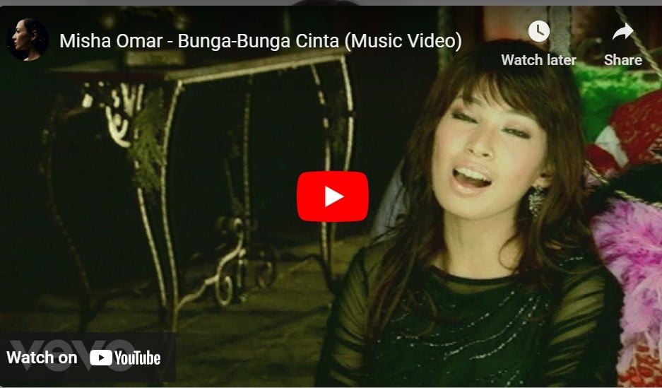 lagu bunga bunga cinta misha omar.