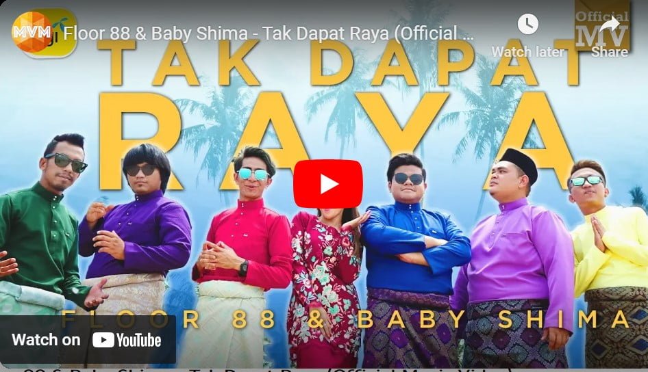 Lagu Tak Dapat Raya - Baby Shima Ft Floor 88.